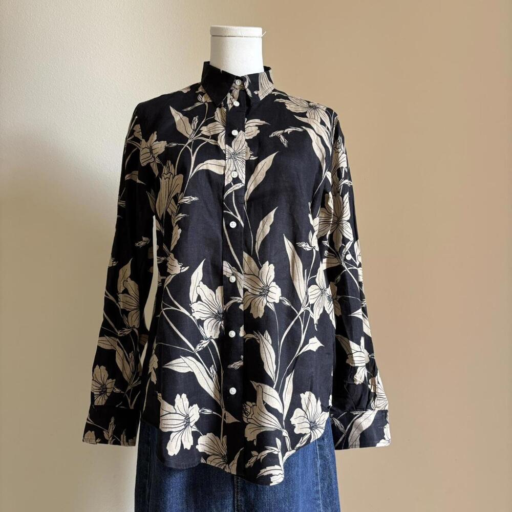 Ralph Lauren linen long sleeve button up